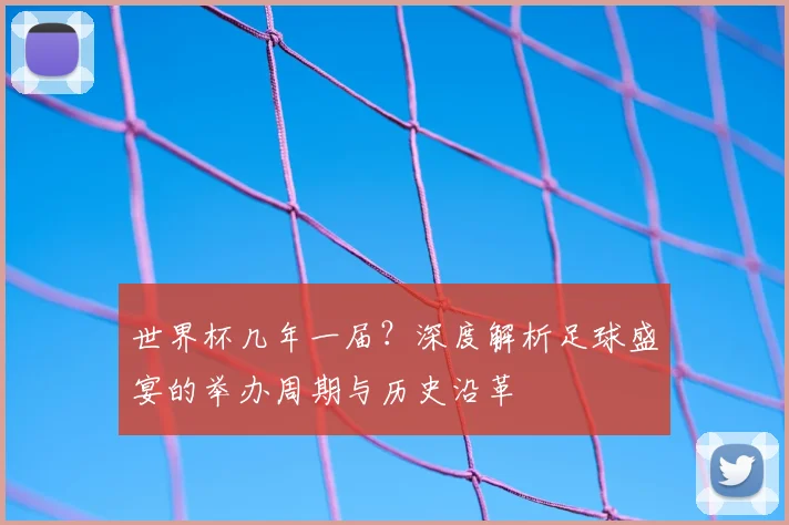 世界杯几年一届？深度解析足球盛宴的举办周期与历史沿革